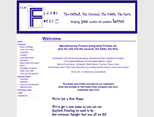 Tablet Screenshot of fiddlyfarty.co.nz